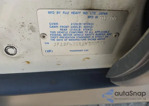 2001 Subaru Forester L from USA, damaged, VIN JF1SF635X1H700795